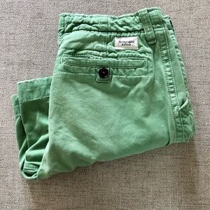 2000s vintage Abercrombie & Fitch Mens cotton twill shorts size 30